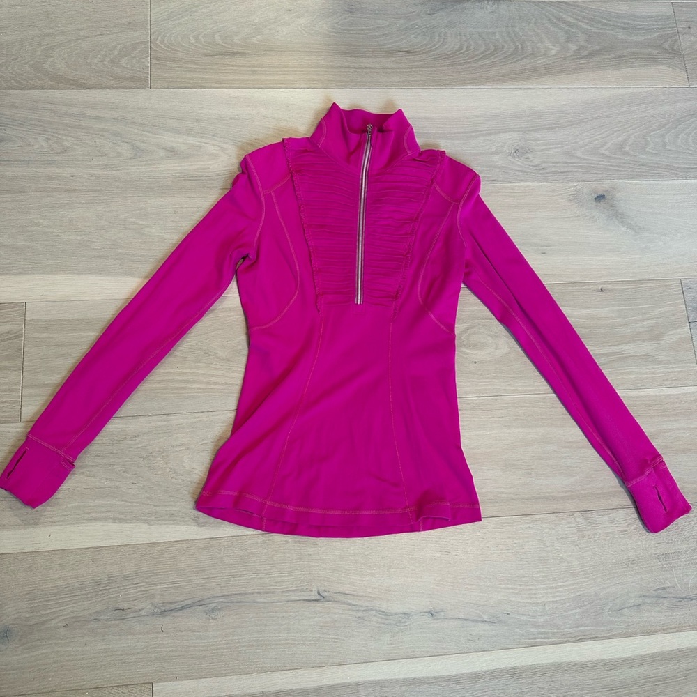Lululemon - Pink Half Zip - Size 6